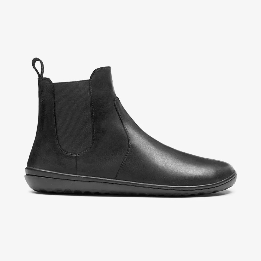 Vivobarefoot Fulham Womens Chelsea Boots Black UK FLGN